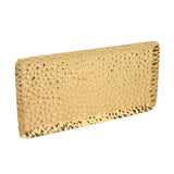Hammered Tray Exquisite Odorless Stainless Steel Serving Tray for Living Room Bedroom Kitchen Bathroom 19.5x9.5cm Gold - Extra Image