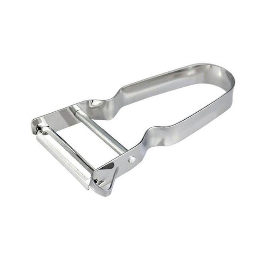 Stainless Steel Peeler U Shape Ergonomic Handle Fruit Peeler Vegetable Peeler for Kitchen Silver