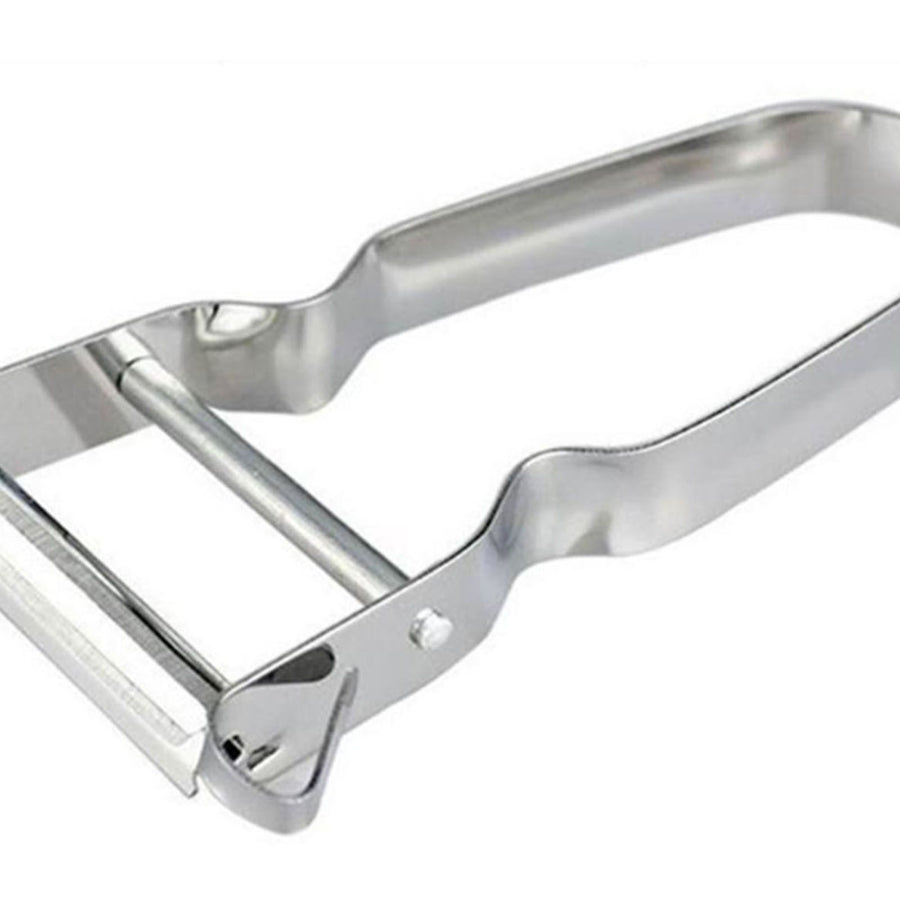 Stainless Steel Peeler U Shape Ergonomic Handle Fruit Peeler Vegetable Peeler for Kitchen Silver