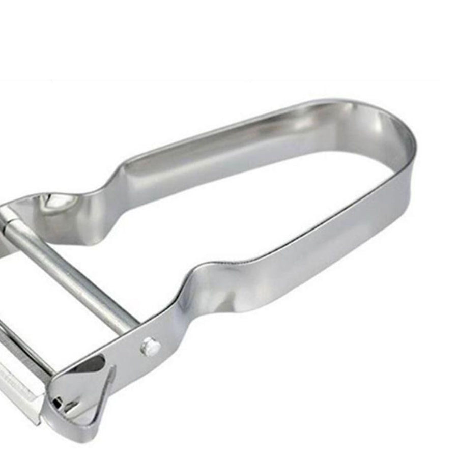 Stainless Steel Peeler U Shape Ergonomic Handle Fruit Peeler Vegetable Peeler for Kitchen Silver