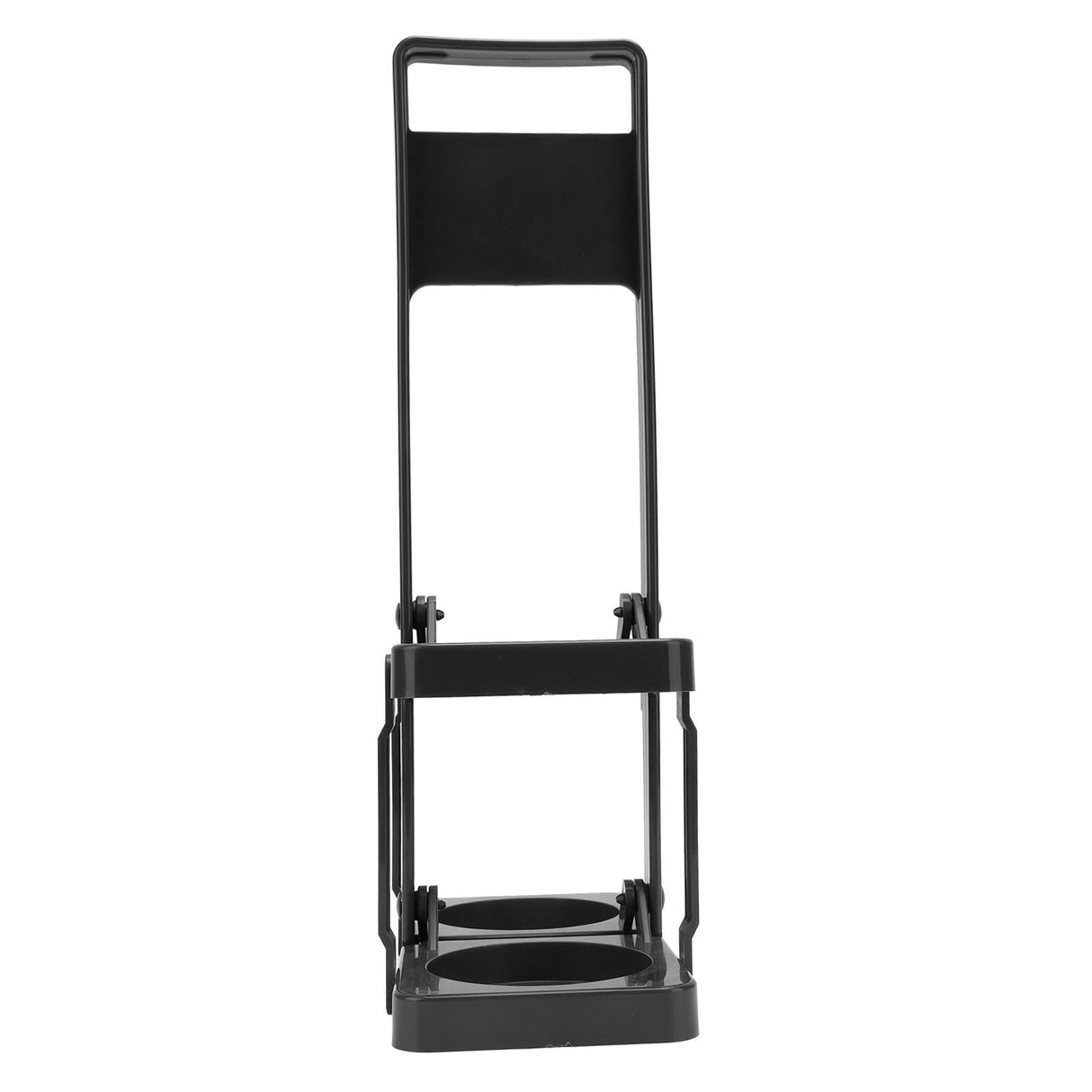 Beer Caddy Holder 2 Pack Foldable Portable Beer Beverage Display Basket Beer Bottle Carrier with Thickened Handle Black