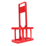 Beer Caddy Holder 2 Pack Foldable Portable Beer Beverage Display Basket Beer Bottle Carrier with Thickened Handle Red