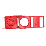 Beer Caddy Holder 2 Pack Foldable Portable Beer Beverage Display Basket Beer Bottle Carrier with Thickened Handle Red - Extra Image