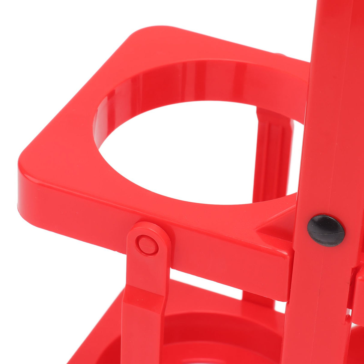 Beer Caddy Holder 2 Pack Foldable Portable Beer Beverage Display Basket Beer Bottle Carrier with Thickened Handle Red
