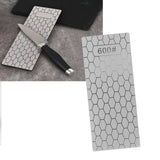 Diamond Sharpening Stone Rectangle Diamond Knife Sharpening Plate Whetstone Grindstone Grinder Tool for Kitchen 600 Grit
