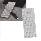 Diamond Sharpening Stone Rectangle Diamond Knife Sharpening Plate Whetstone Grindstone Grinder Tool for Kitchen 1000 Grit