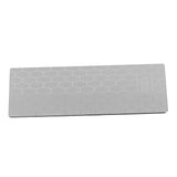 Diamond Sharpening Stone Rectangle Diamond Knife Sharpening Plate Whetstone Grindstone Grinder Tool for Kitchen 1200 Grit - Top-Down View