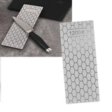 Diamond Sharpening Stone Rectangle Diamond Knife Sharpening Plate Whetstone Grindstone Grinder Tool for Kitchen 1200 Grit - Extra Image