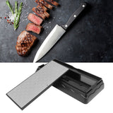 Sharpening Stone 1302B 600/1200 Grit Double Sided Skid Resistant Base Knife Polishing Tool for Kitchen
