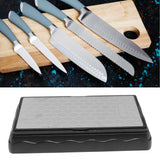 Sharpening Stone 1302B 600/1200 Grit Double Sided Skid Resistant Base Knife Polishing Tool for Kitchen - Extra Image