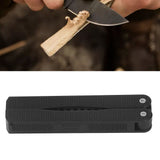 Knife Sharpener Foldable Fan Shaped Adamas Material Lightweight Portable Knife Sharpener for Outdoor Home Black