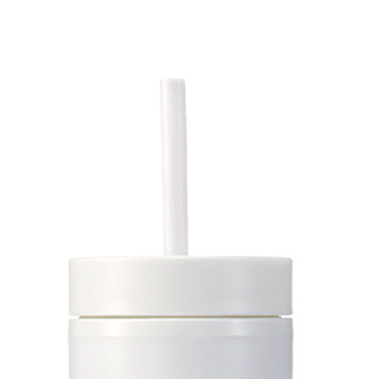 16oz Plastic Tumblers with Lids and Straws Frosting Matte Plastic Drinking Cups for Outdoor Sports White