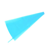 Piping Bags and Tips Set Cake Decorating Supplies for Baking TPU Pastry Bags Stainless Steel Tips Blue - Rear View