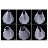 Piping Bags and Tips Set Cake Decorating Supplies for Baking TPU Pastry Bags Stainless Steel Tips Blue