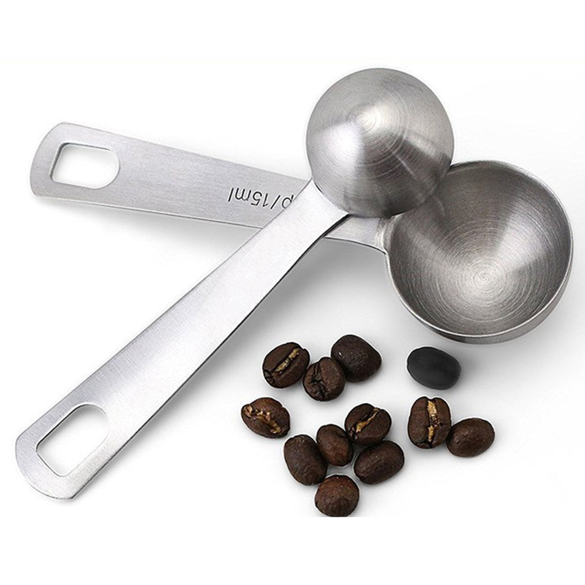 6pcs Measuring Spoon Set Thickened Clear Engraving Scale Stainless Steel Measuring Tablespoons for Seasoning