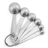6pcs Measuring Spoon Set Thickened Clear Engraving Scale Stainless Steel Measuring Tablespoons for Seasoning - Extra Image