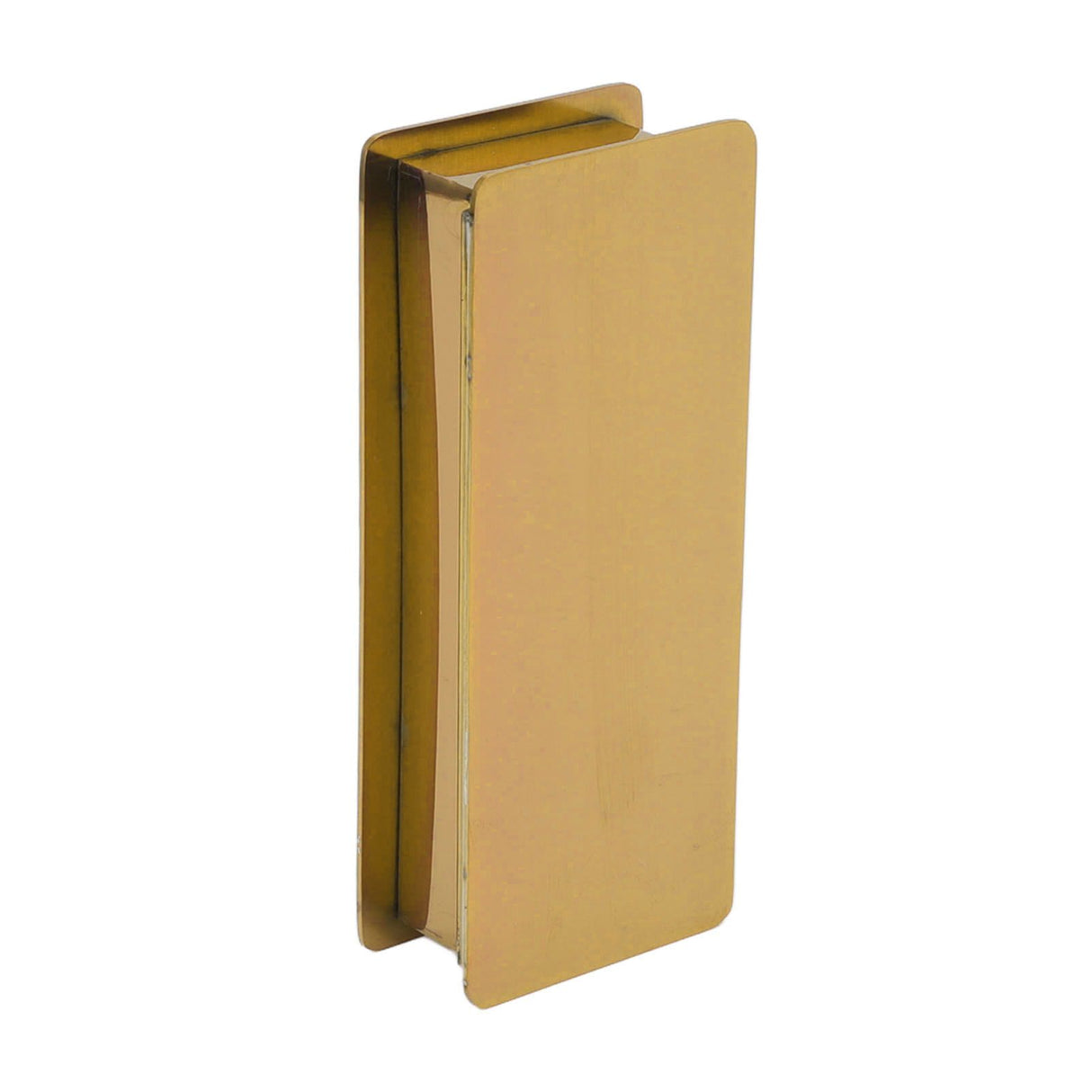 Toothpick Holder Stainless Steel Rectangular Toothpick Holder with Lid for Home Bar Hotel Restaurant Gold