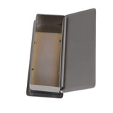Toothpick Holder Stainless Steel Rectangular Toothpick Holder with Lid for Home Bar Hotel Restaurant Silver