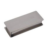 Toothpick Holder Stainless Steel Rectangular Toothpick Holder with Lid for Home Bar Hotel Restaurant Silver