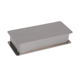 Toothpick Holder Stainless Steel Rectangular Toothpick Holder with Lid for Home Bar Hotel Restaurant Silver - Extra Image