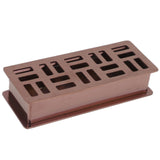 Stainless Steel Toothpick Holder Hollowed Out Rust Prevention Rectangle Toothpick Box for Restaurant Hotels Rose Gold - Rear View