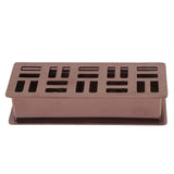 Stainless Steel Toothpick Holder Hollowed Out Rust Prevention Rectangle Toothpick Box for Restaurant Hotels Rose Gold - Close-Up Angle