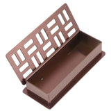 Stainless Steel Toothpick Holder Hollowed Out Rust Prevention Rectangle Toothpick Box for Restaurant Hotels Rose Gold - Extra Image