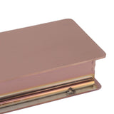 Stainless Steel Toothpick Holder Hollowed Out Rust Prevention Rectangle Toothpick Box for Restaurant Hotels Rose Gold - Extra Image