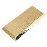 25x11cm Towel Hammered Trays Stainless Steel Multi Purpose Dishwasher Safe Dessert Tray Plate for Home Restaurant Gold - Extra Image