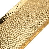 25x11cm Towel Hammered Trays Stainless Steel Multi Purpose Dishwasher Safe Dessert Tray Plate for Home Restaurant Gold - Extra Image