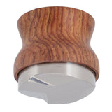 Coffee Distributor Stainless Steel Rosewood Coffee Tamper Leveler for Coffee Accessories 51mm / 2.0in - Low Angle