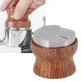 Coffee Distributor Stainless Steel Rosewood Coffee Tamper Leveler for Coffee Accessories 51mm / 2.0in - Extra Image