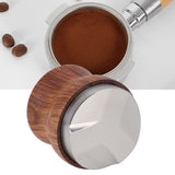 Coffee Distributor Stainless Steel Rosewood Coffee Tamper Leveler for Coffee Accessories 51mm / 2.0in