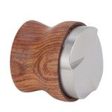 Coffee Distributor Stainless Steel Rosewood Coffee Tamper Leveler for Coffee Accessories 53mm / 2.1in - 45-Degree Angle