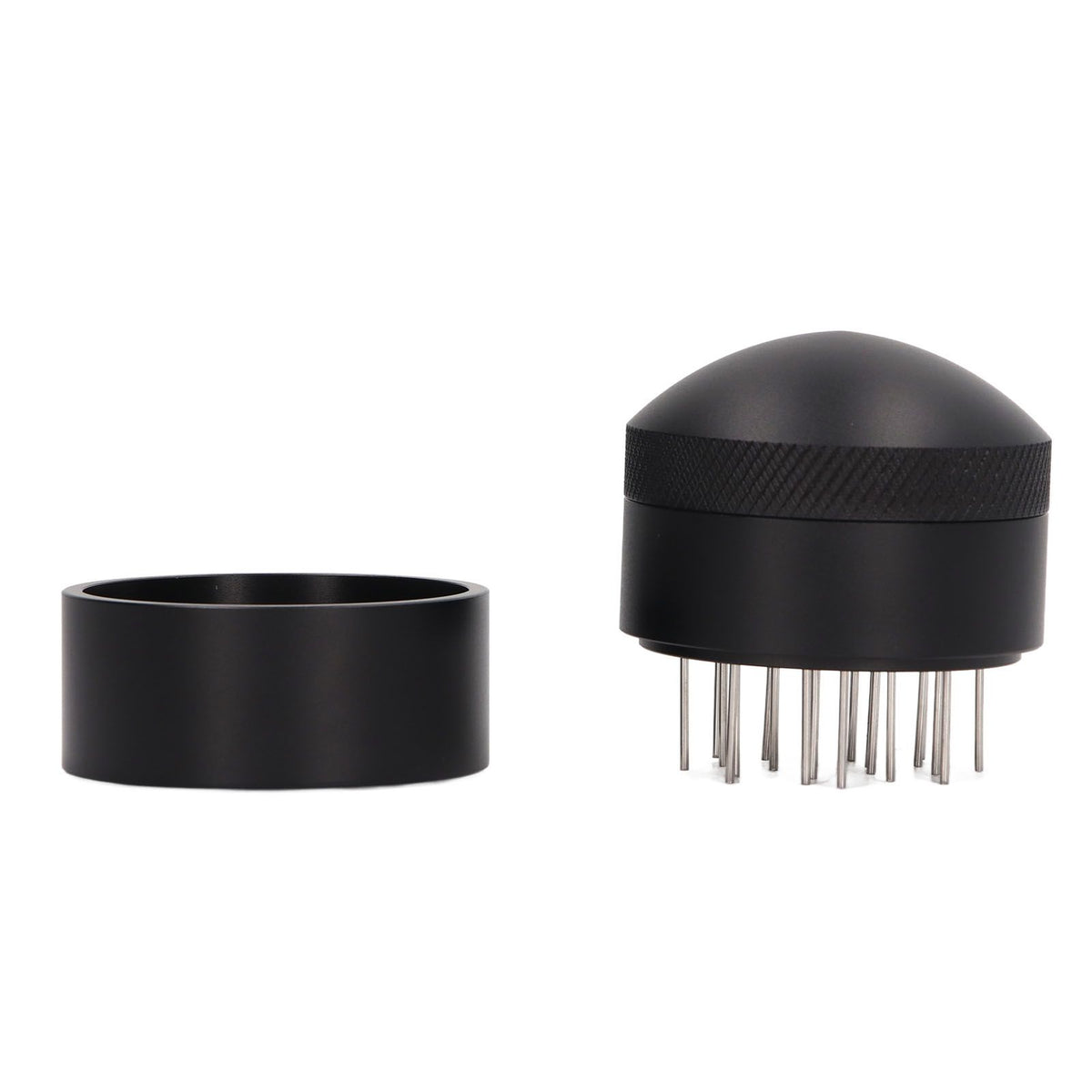 Coffee Needle Distributor Rust Resistant Stainless Steel Needle Coffee Stirrer with Base for Cafes Home 51MM