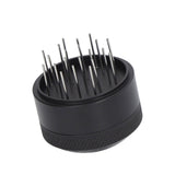 Coffee Needle Distributor Rust Resistant Stainless Steel Needle Coffee Stirrer with Base for Cafes Home 53MM