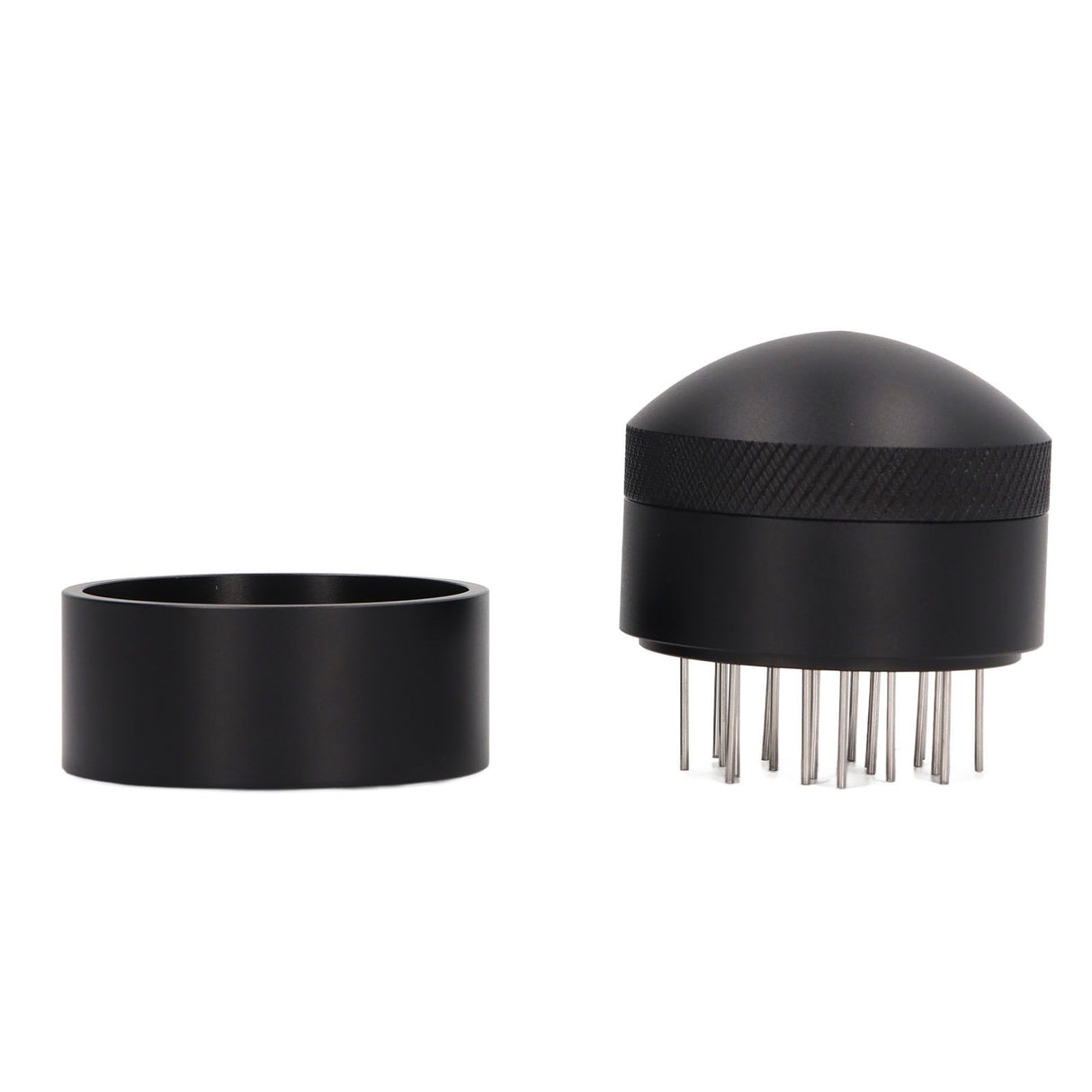 Coffee Needle Distributor Rust Resistant Stainless Steel Needle Coffee Stirrer with Base for Cafes Home 53MM