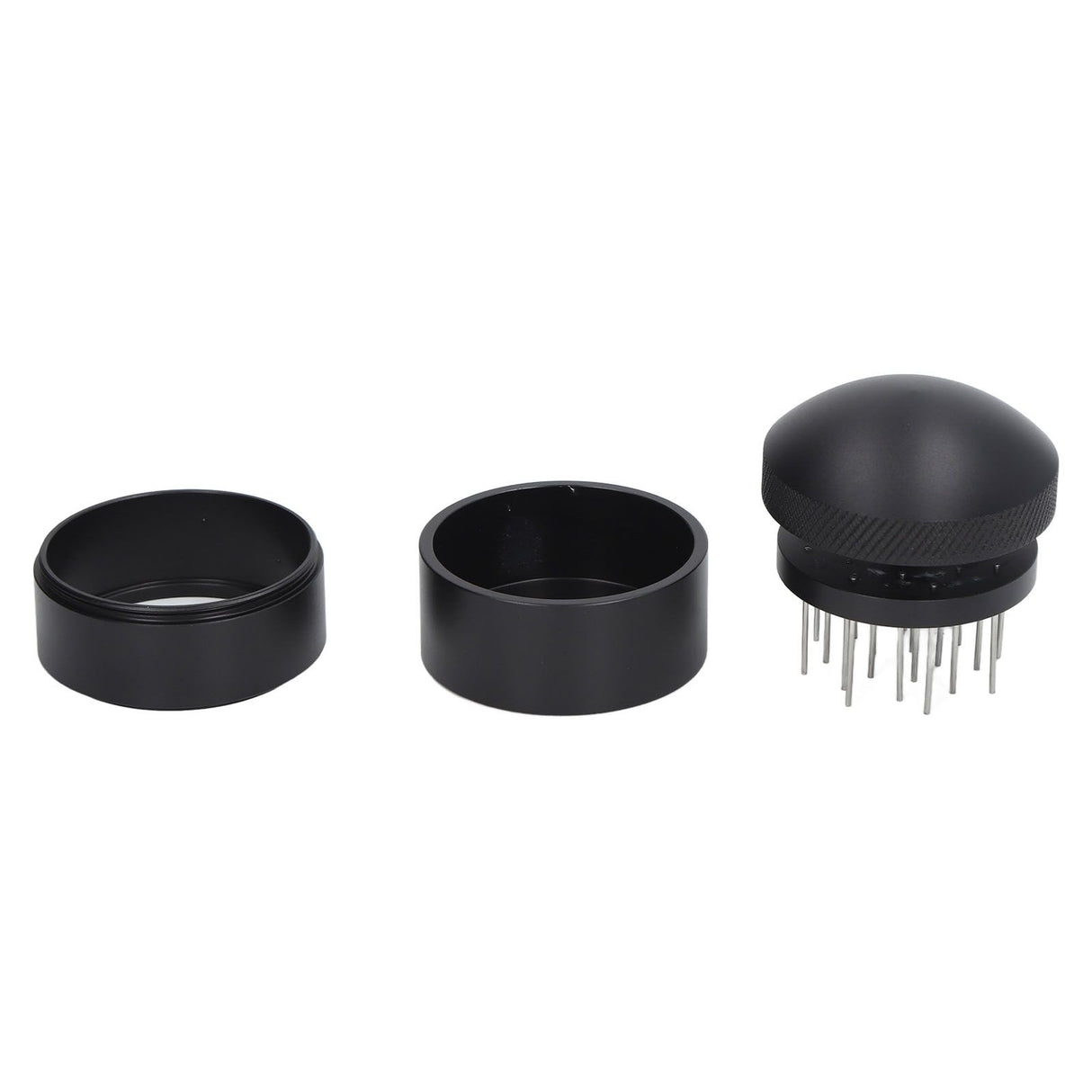 Coffee Needle Distributor Rust Resistant Stainless Steel Needle Coffee Stirrer with Base for Cafes Home 58MM