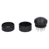 Coffee Needle Distributor Rust Resistant Stainless Steel Needle Coffee Stirrer with Base for Cafes Home 58MM - Rear View
