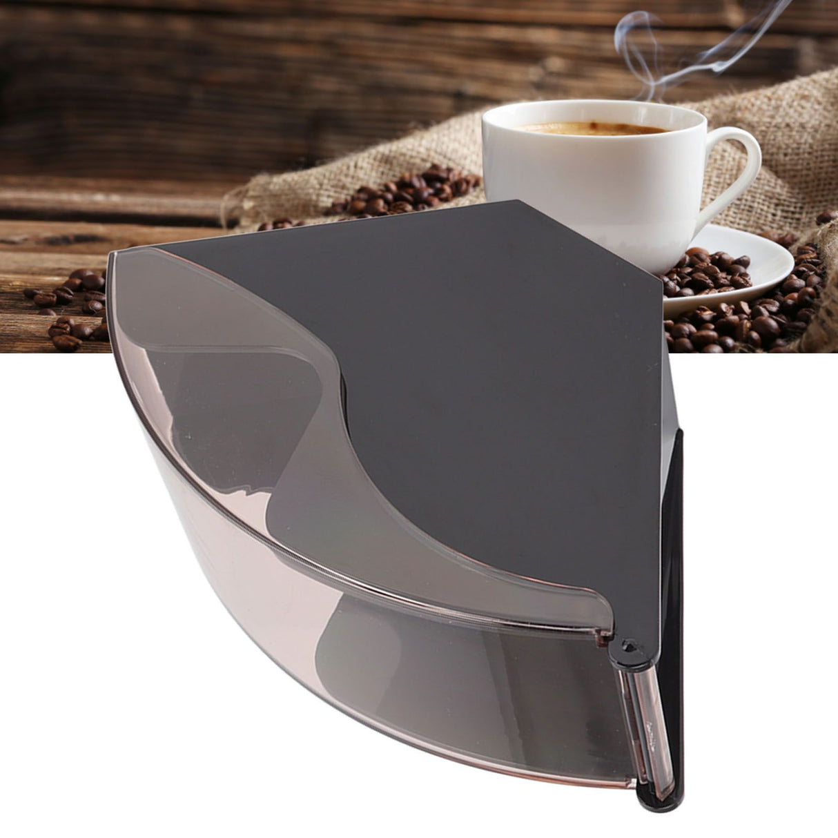 Coffee Filter Paper Storage Holder Hand Brewed Coffee Filter for V60 Fan Shaped Dustproof Box Cafe Filter Paper Dispenser Rack