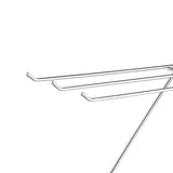 Foldable Floor Towel Holder Stainless Steel Z Shaped 3 Bars Floor Towel Rack for Bathroom Kitchen - Extra Image