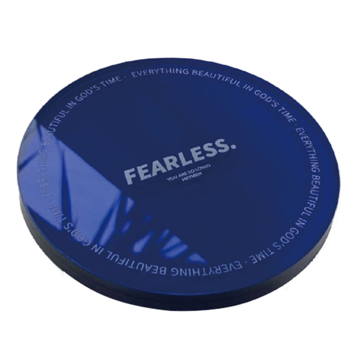 Cup Coasters Minimalist Heat Insulation Decorative Acrylic Coaster for Advertising Accessories Home Blue