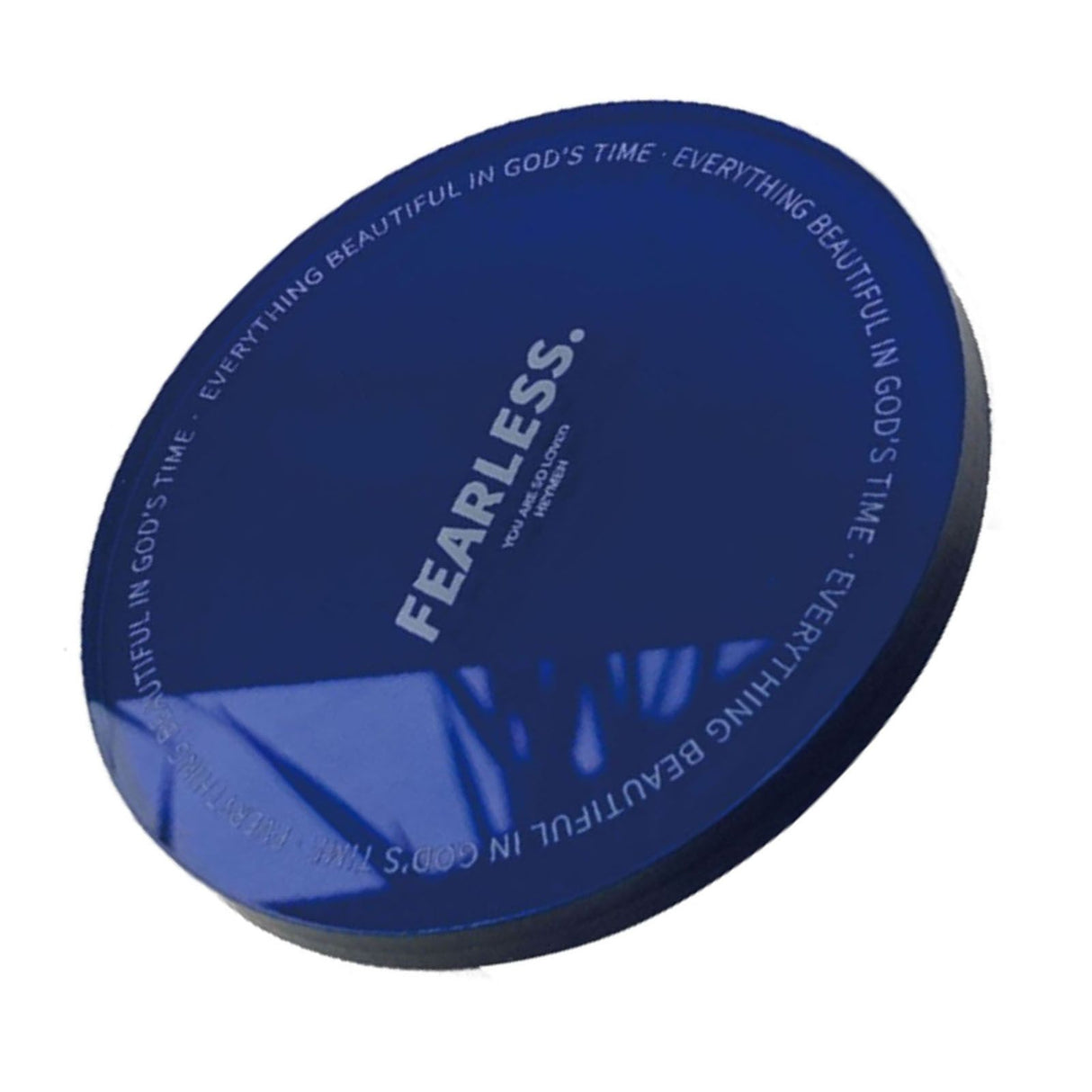 Cup Coasters Minimalist Heat Insulation Decorative Acrylic Coaster for Advertising Accessories Home Blue