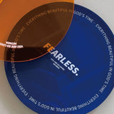 Cup Coasters Minimalist Heat Insulation Decorative Acrylic Coaster for Advertising Accessories Home Blue - Rear View