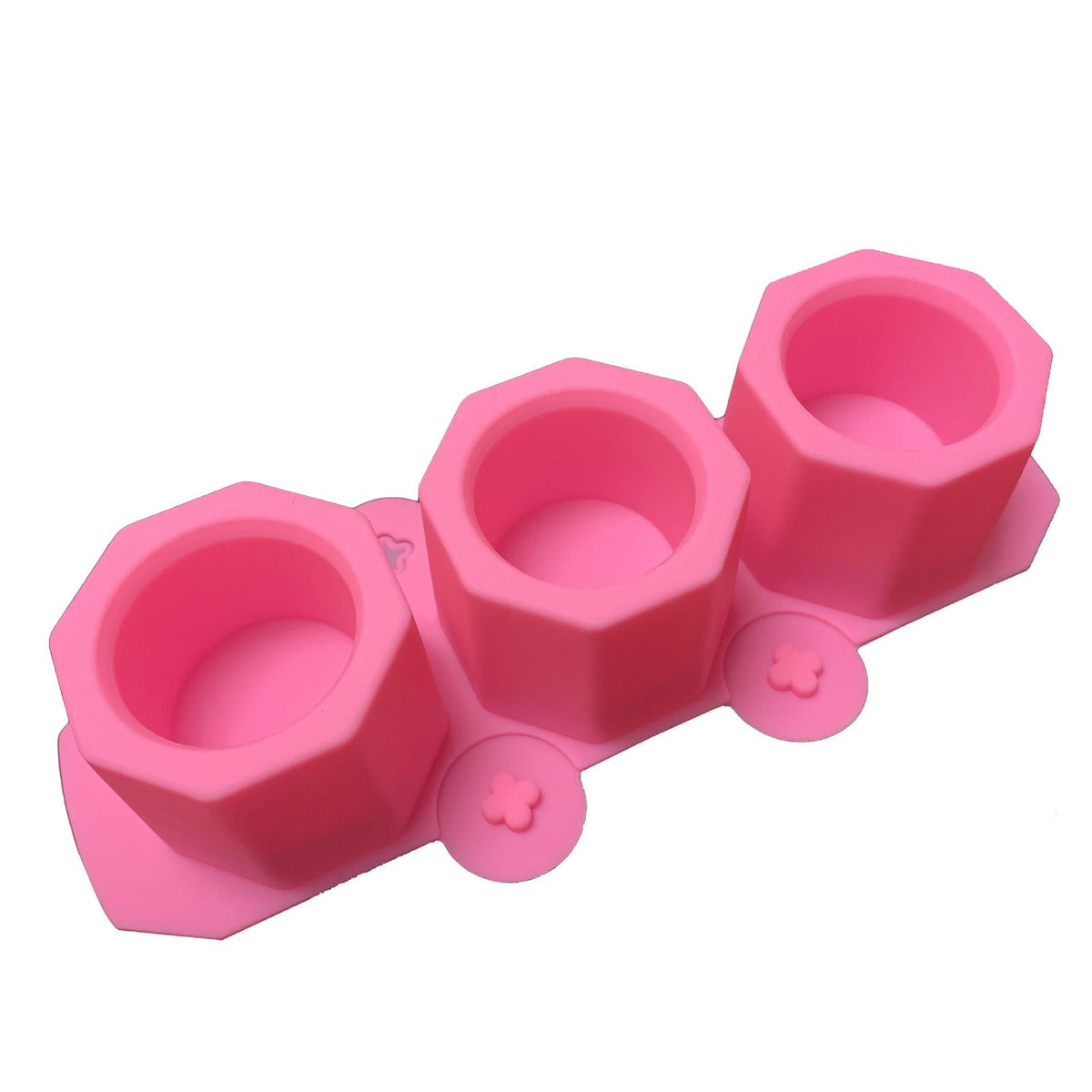 3 Pcs Silicone Planter Mold For Making Concrete Flower Pots DIY Succulent Plants Blue Pink Purple