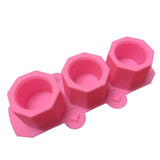 3 Pcs Silicone Planter Mold For Making Concrete Flower Pots DIY Succulent Plants Blue Pink Purple