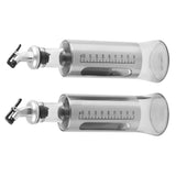 2 Pcs Oil Dispenser Bottle 300ml Thickened Scale Design Visual Seasoning Bottle for Home Kitchen