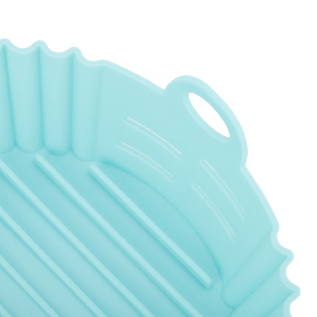 Fryer Silicone Liner Heat Resistant Elastic Washable Food Grade Reusable Fryer Basket for Cooking Blue