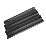 Baguette Pan Stainless Steel U Shape Uniform Heating Perforated Design French Bread Baking Pan for Home Baguette - Close-Up Angle