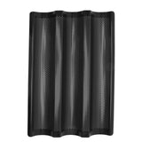 Baguette Pan Stainless Steel U Shape Uniform Heating Perforated Design French Bread Baking Pan for Home Baguette - Extra Image